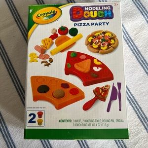 PREOWNED 2017 Crayola Pizza Party Kit Dough Playset